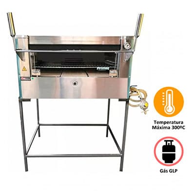 Fogão alta pressão Inox 1 Boca 30×30 (cópia)